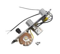 Piastra di controllo per chitarra con cavo di cablaggio precablato con struttura in metallo precablato per un suono e una facile installazione controllo della chitarra