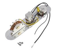 Piastra di controllo per chitarra con struttura in metallo precablato caricata con filo di cablaggio push pull per un suono e una facile installazione