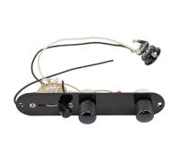 Piastra di Controllo per Chitarra, Interruttore a 5 Vie Precablato Potenziometri da 250 K Manopole di Controllo del Volume e del Tono per Chitarra Elettrica Stile Tele (GE234