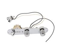 Piastra di Controllo per Chitarra, Interruttore a 5 Vie Precablato Potenziometri da 250 K Manopole di Controllo del Volume e del Tono per Chitarra Elettrica Stile Tele (GE236