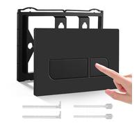 Piastra di controllo WC sospesa, piastra di innesco Geberit Wcà doppia caccia d'acqua, compatibile con GEBERIT SIGMA01/20/21/30/50 UP300/320, piastra di controllo WC sospesa (nero)