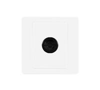 Piastra di copertura contemporanea con nascondicavi, elegante pannello di presa frontale, installazione semplice per 86 prese di tipo Pannello di gestione dei cavi, copertura hardware per mobili