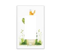 Piastra di copertura decorativa per interruttore a 1 banda, motivo coccodrillo, stile cartone animato, con coccodrillo, per bambini, a forma di coccodrillo, piastra elettrica per camera da letto