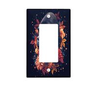 Piastra di copertura decorativa per interruttore della luce a forma di foglia di scimpanzé autunnale, piastra elettrica per cucina e bagno, copertura per interruttori Gorilla