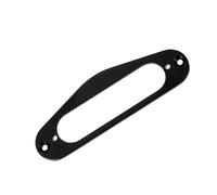 Piastra Di Copertura Dell'anello Pickup Single Coil Per Chitarra In Lega Di Alluminio Da 1 Pezzo Per Parti Di Chitarra Elettrica Accessorio per Chitarra Strumento (Color : Black)