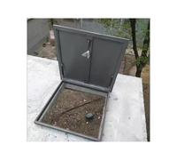 Piastra Di Copertura for Botola Da Tetto for Impieghi Gravosi Con Serratura for Botola Da Tetto E Porta Da Cantina, Struttura In Acciaio Verniciato A Polvere, Robusta E Durevole(70x50cm/27.6x19.7in)