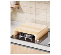 Piastra di copertura for piano cottura a gas, ripiano portaoggetti da cucina for fornelli elettrici, vassoio di base rialzato da 6 cm/10 cm(H 6cm/2.4in,40x20cm/15.7x7.9in)