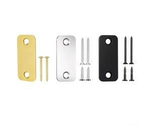 Piastra di copertura per bordi della porta per ritagli ConceFor inutilizzati preservando l'originePer la finitura della porta per e strutturale per solidità (2 x oro)