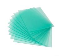 Piastra di copertura trasparente in policarbonato per saldatura, ricambio per casco, supporto multiplo, per tecniche di saldatura e configurazioni (120 x 95 mm)