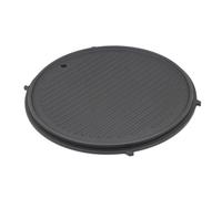 Piastra di cottura in ghisa rotonda per BBQ a carbone Fireplus