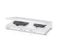 Rommelsbacher THL 2597/A piano cottura Bianco Superficie piana Piastra sigillata 2 Fornello(i)