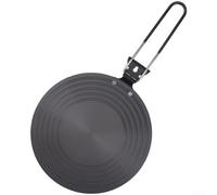 Piastra di diffusione del calore per stufa a gas in alluminio con design antiscivolo su entrambi i lati, promuove una distribuzione uniforme del calore e protegge le pentole dai danni alla fiamma (O)