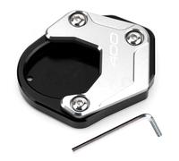 Piastra Di Estensione Del Cavalletto Laterale Per Moto Allarga La Copertura Per Kawasaki Z400 Per Ninja400 2018 2019 2020(Argento)