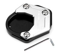 Piastra Di Estensione Del Cavalletto Laterale Per Moto Allarga La Copertura Per Kawasaki Z400 Per Ninja400 2018 2019 2020(Silver-a)