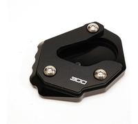 Piastra Di Estensione Del Cavalletto Laterale Per Moto Ingrandisci La Copertura Per Kawasaki Per Versys-X 300 250 2017-2021(Nero)