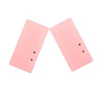 Piastra di Estensione delle Ciglia in Acrilico Rosa, 2 Pezzi | Base Magnetica, Superficie Liscia, per Studi Professionali, Accessorio per Organizzare Strumenti e Postazione