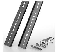 Piastra di estensione VESA verticale per TV con VESA posizionato in basso, compatibile con supporti TV da soffitto motorizzati e supporti da parete braccio verticale, 1 coppia, Nero