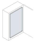 Piastra di base acciaio TG2 Abb Gemini 450x375 mm 1SL0260A00