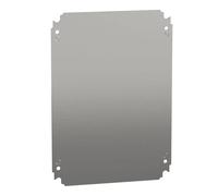 Piastra di fondo Schneider per cassette 400x300 mm lamiera zincata NSYMM43