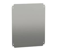 Piastra di fondo Schneider per cassette 500x400 mm lamiera zincata NSYMM54