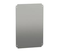 Piastra di fondo Schneider per cassette 600x400 mm lamiera zincata NSYMM64