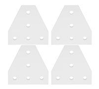 Piastra di giunzione a forma di T Lega di alluminio Staffa di giunzione a 5 fori Piastra di riparazione per riparazione resistente per struttura del telaio in alluminio Stampante (Tipo 2020T)