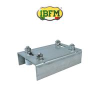 Piastra di guida regolabile 4 rulli cancelli scorrevoli Ibfm tipo Medio arT.465M