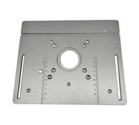 Piastra di inserimento multifunzionale del tavolo del router in alluminio Piastra di vibrazione del router di legno elettrico for la lavorazione del legno for banco da lavoro Piastra del router Strume
