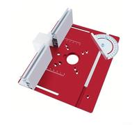 Piastra di inserimento per fresatura e incisione di precisione, per modelli da 65 mm, in lega di alluminio CNC, colore rosso
