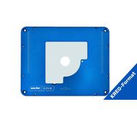piastra di inserimento sauter ELP2.0K con piastre di riduzione small blue