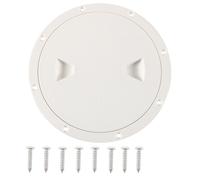 Piastra di ispezione ponte rotondo bianco elegante per accesso interno barca yac