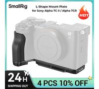 Piastra di montaggio a forma di L SmallRig con manico in Silicone per Sony Alpha 7C II / Alpha 7CR con piastra a sgancio rapido Arca-Swiss 4797