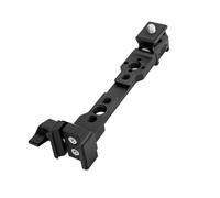 Piastra di montaggio a slitta fredda per microfono e luce a LED Staffa di estensione per fotocamera con stabilizzatore video a vite regolabile