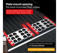 Piastra di montaggio, base di montaggio, organizer per riporre oggetti, facile