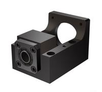 Piastra di montaggio CNC per motore passo-passo, 132 x 65 mm, precisione | Su misura per nema 23, distanza tra i fori di 47 mm, tenuta stabile, allineamento preciso, errori ridotti
