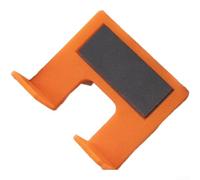 Piastra di montaggio fissa con cerniera di posizionamento da 2 mm con presa magnetica per un'installazione affidabile della porta dell'armadio (B)