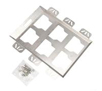 Piastra di montaggio in acciaio inossidabile per Packout compatibile per sistemi di stoccaggio degli attrezzi progettata per un'installazione sicura sulle superfici del veicolo, supporta fino a 22,7