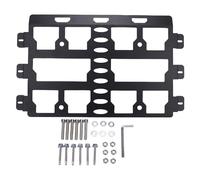 Piastra di montaggio in metallo per cassetta degli attrezzi, robusta base di stoccaggio in metallo Base di montaggio versatile per parete, pavimento, pianale di camion, officina