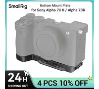 Piastra di montaggio inferiore SmallRig per piastra di base per fotocamera Sony Alpha 7C II /Alpha 7CR può essere installata su treppiede per DJI RS 3 Pro Gimbals 4438 Silver Plate