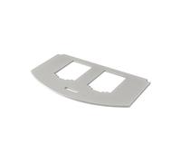 PIASTRA DI MONTAGGIO OBO BETTERMANN MP R2 2B - 6,5 cm larghezza, acciaio inox