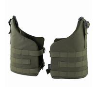Piastra di Montaggio per Gamba Tattica con Compatibilità Molle - Cinghie per Gamba Regolabili, Design Sospeso, Accessori Espandibili per Caccia All'aperto, Softair e Attrezzatura Tattica(Green)