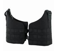 Piastra di Montaggio per Gamba Tattica con Compatibilità Molle - Cinghie per Gamba Regolabili, Design Sospeso, Accessori Espandibili per Caccia All'aperto, Softair e Attrezzatura Tattica(Black)