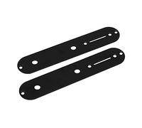 Piastra di montaggio per piastra di controllo Yootones da 32 mm, compatibile con parti di ricambio per chitarra elettrica Fender Tele Telecaster (nero)