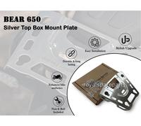 Piastra Di Montaggio Per Top Box Argento Royal Enfield Bear 650