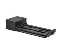 Piastra di montaggio per treppiede in metallo per obiettivo da 150 600 mm Piattaforma di base estesa 38 mm Compatibilità standard Piedino di ricambio per teleobiettivo