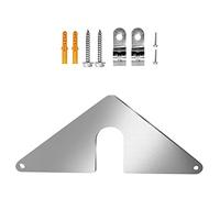 Piastra di montaggio per tubo flessibile triangolare, piastra di base per rubinetto piastra di montaggio per WC, cucina/bagno