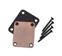 Piastra Di Montaggio Posteriore Per Giunto Per Chitarra Con Viti Kit Di Sostituzione Di Parti Per Basso Per Chitarra Facile Da Installare(Bronzed)