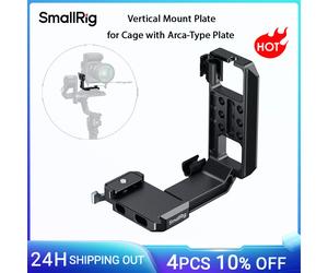 Piastra di montaggio verticale SmallRig per gabbia con piastra tipo Arca Cambia perfettamente tra treppiedi e giardini, per piastre Manfrotto