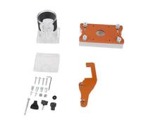 Piastra di posizionamento per fresatrice, copertura trasparente in lega di alluminio e plastica tecnica, protezione per utensili elettrici per la lavorazione del legno, base per