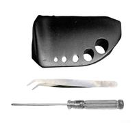 Piastra di pressatura per mulinello da pesca in alluminio, progettata per i modelli ABU, aumenta le prestazioni e la flessibilità in uso (nero)